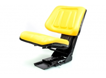 Siedzenie ciągnikowe uniwersalne dzielone  MF  Żółte 